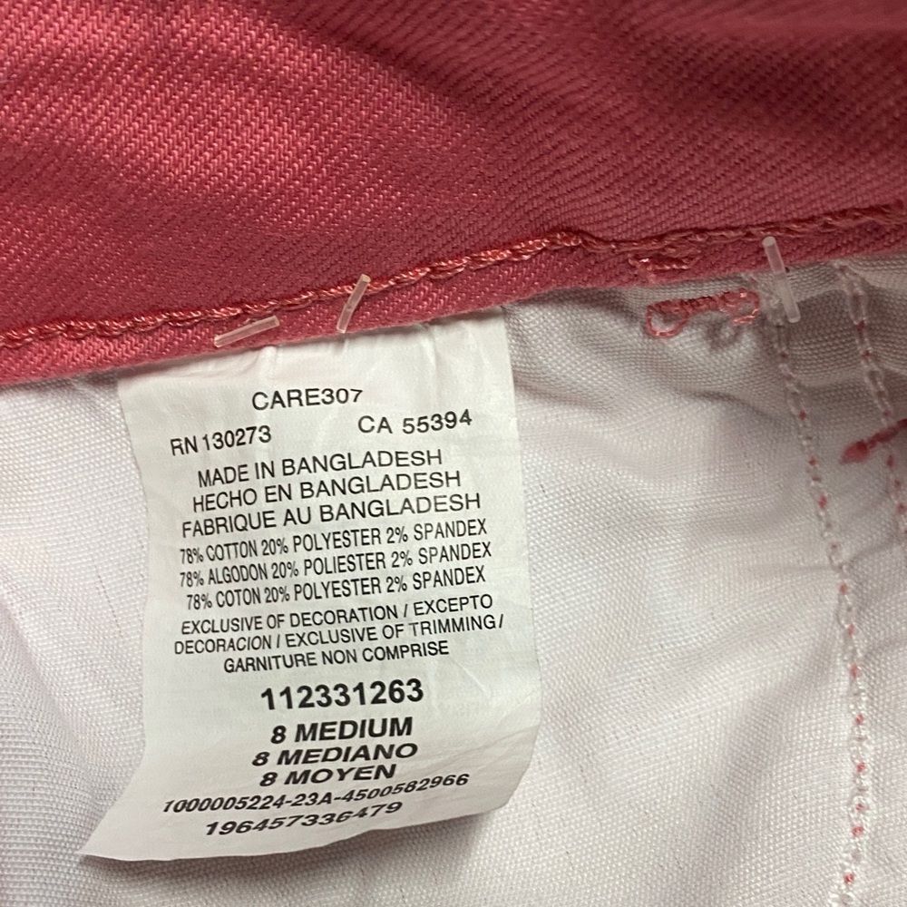Lee Women's Rose Pink Bermudas - Picture 6 of 8